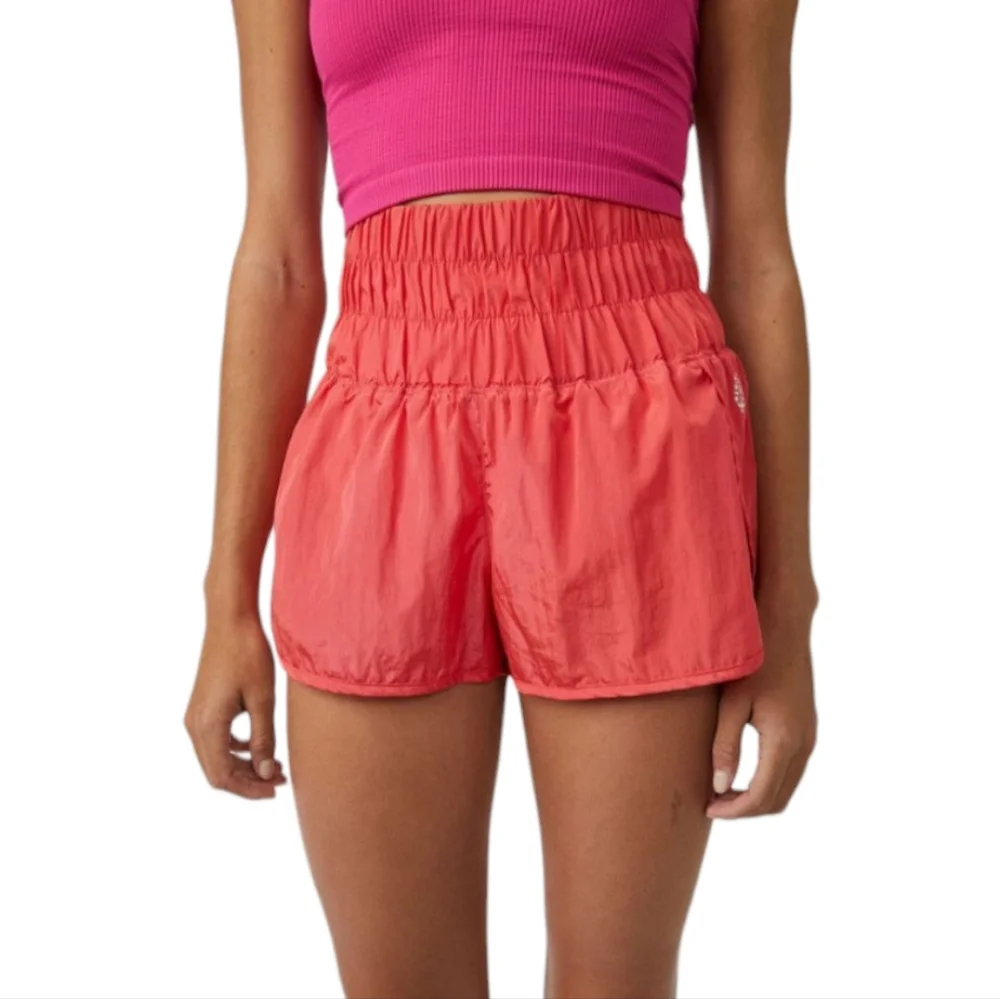 FP MOVEMENT "The Way Home" Running Shorts Papaya Large 10 Sport Athlete - Picture 6 of 10